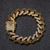 8 Variants Of Iced Out Cuban Link Chain Bracelet