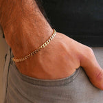 3-11mm Stainless Steel Cuban Link Chain Bracelets